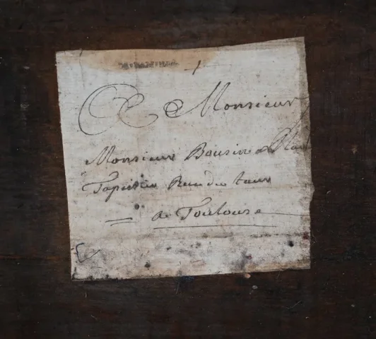 Important Miroir en Bois Doré, époque Louis XV – 1768