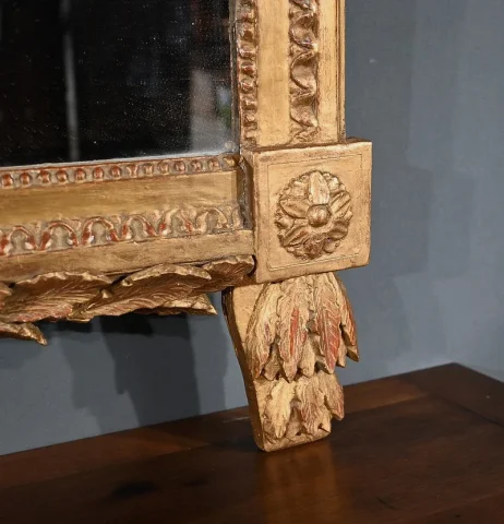 Important Miroir en Bois Doré, époque Louis XV – 1768