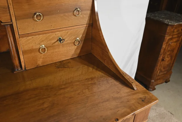 Rare Bureau de Propriété, en Noyer, époque Empire – Début XIXe