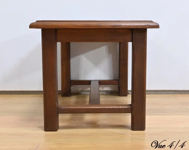 Table Basse Danoise en Chêne et Céramique – 1950
