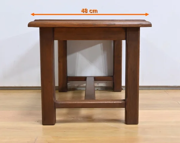 Table Basse Danoise en Chêne et Céramique – 1950