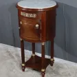 Petite Table Tambour en Acajou, style Louis XVI – Fin XIXe