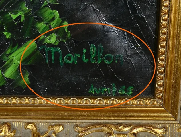 Importante Huile sur Toile « La Tahitienne », signée Morillon – 1985