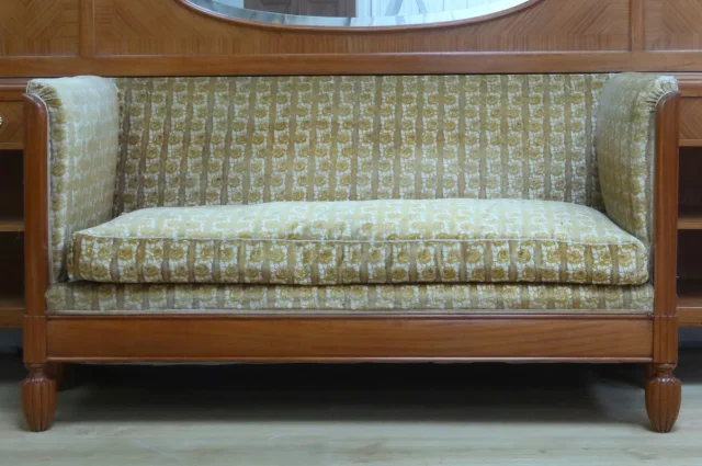 Canapé en Citronnier, Art Déco – 1930