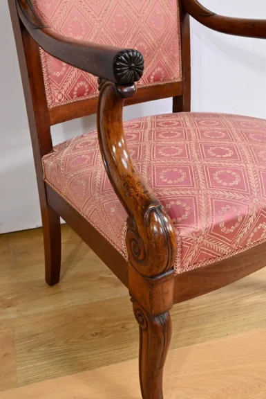 PAAR FRANSE RESTAURATIE PERIODE FAUTEUILSTOELEN