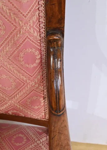 Paire de Fauteuils en Acajou, époque Restauration – Début XIXe