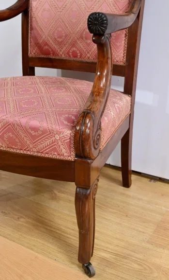 PAAR FRANSE RESTAURATIE PERIODE FAUTEUILSTOELEN