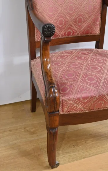 PAAR FRANSE RESTAURATIE PERIODE FAUTEUILSTOELEN
