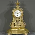 Horloge de Cheminée en Bronze, style Louis XVI – Milieu XXe