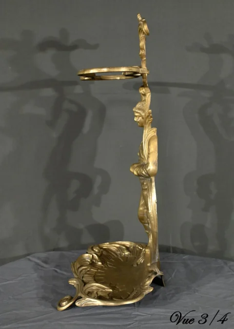 Porte-Parapluie en Laiton, style Art Nouveau – 1940
