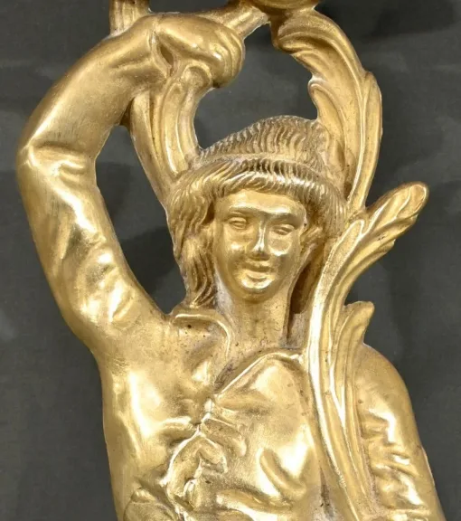 Porte-Parapluie en Laiton, style Art Nouveau – 1940