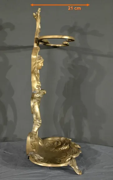 Porte-Parapluie en Laiton, style Art Nouveau – 1940