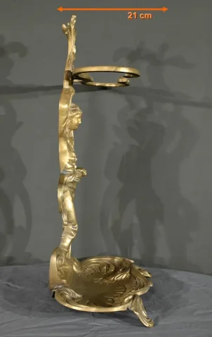 Porte-Parapluie en Laiton, style Art Nouveau – 1940