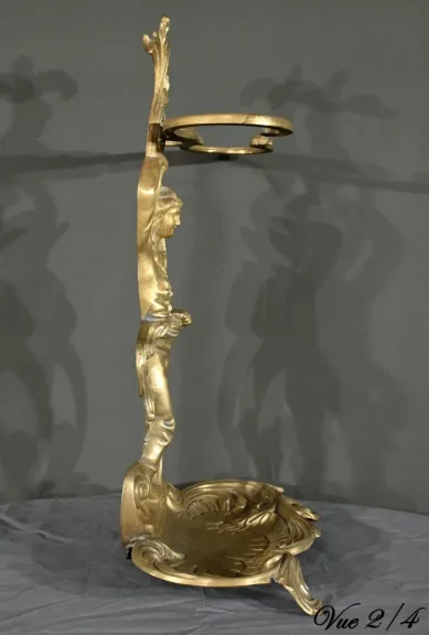 Porte-Parapluie en Laiton, style Art Nouveau – 1940