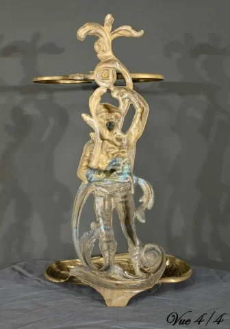 Porte-Parapluie en Laiton, style Art Nouveau – 1940
