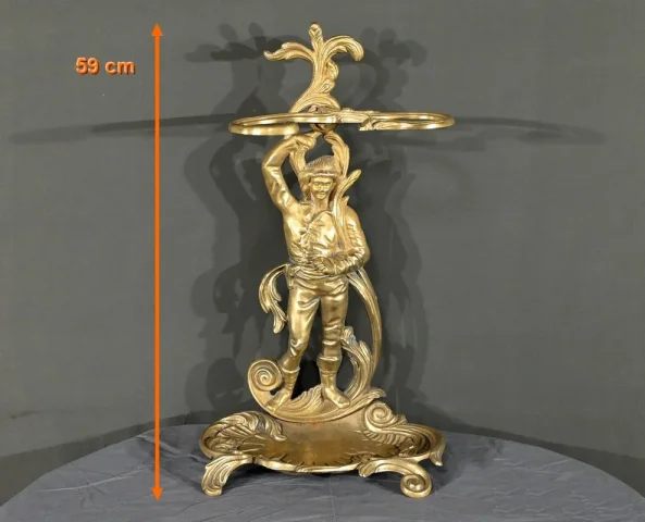 Porte-Parapluie en Laiton, style Art Nouveau – 1940