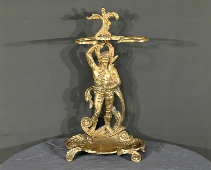 Porte-Parapluie en Laiton, style Art Nouveau – 1940