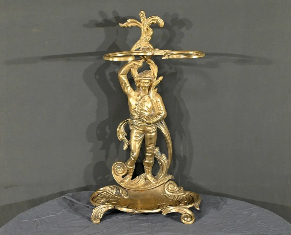 Porte-Parapluie en Laiton, style Art Nouveau – 1940