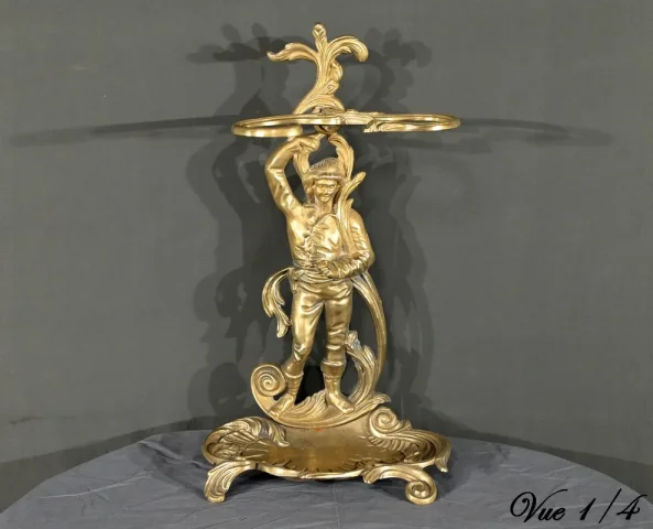 Porte-Parapluie en Laiton, style Art Nouveau – 1940
