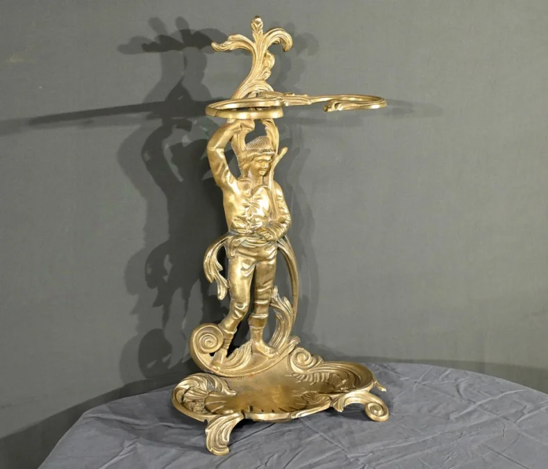 Porte-Parapluie en Laiton, style Art Nouveau – 1940