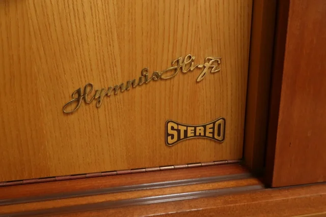 Meuble HI-FI Telefunken en Acajou, modèle Hymnus – 1959