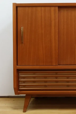 Meuble HI-FI Telefunken en Acajou, modèle Hymnus – 1959