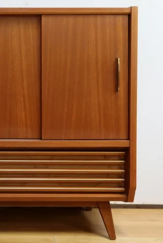 Meuble HI-FI Telefunken en Acajou, modèle Hymnus – 1959