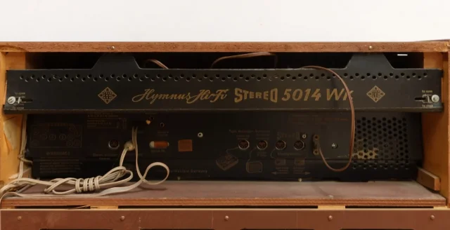 Meuble HI-FI Telefunken en Acajou, modèle Hymnus – 1959