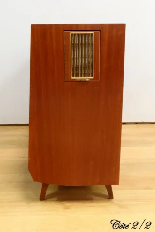 Meuble HI-FI Telefunken en Acajou, modèle Hymnus – 1959