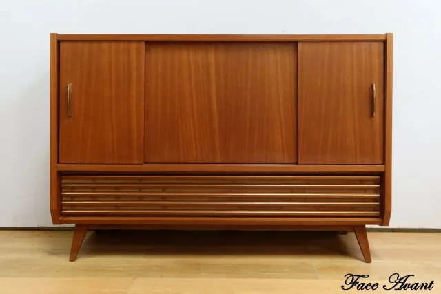 Meuble HI-FI Telefunken en Acajou, modèle Hymnus – 1959