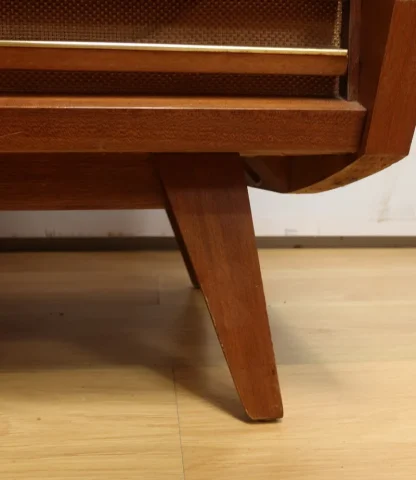 Meuble HI-FI Telefunken en Acajou, modèle Hymnus – 1959