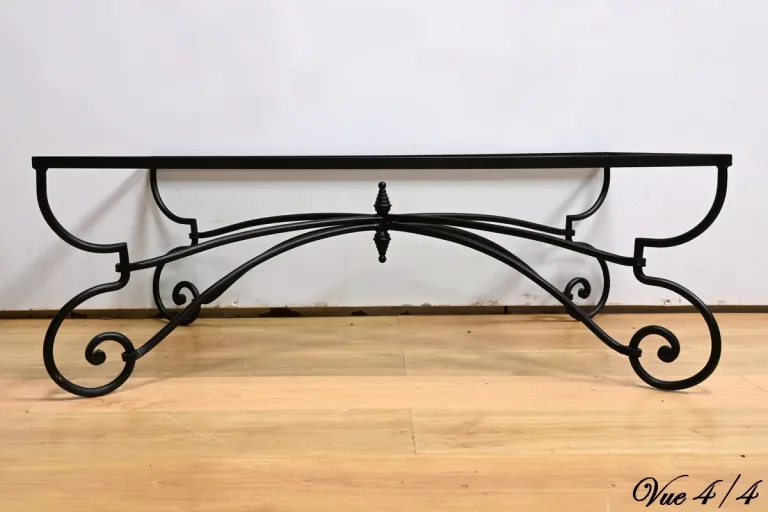 Table Basse en Fer Forgé, style Art Nouveau – 1940