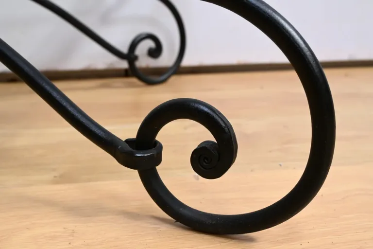 Table Basse en Fer Forgé, style Art Nouveau – 1940