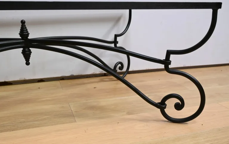 Table Basse en Fer Forgé, style Art Nouveau – 1940