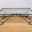 Table Basse en Fer Forgé, style Art Nouveau – 1940