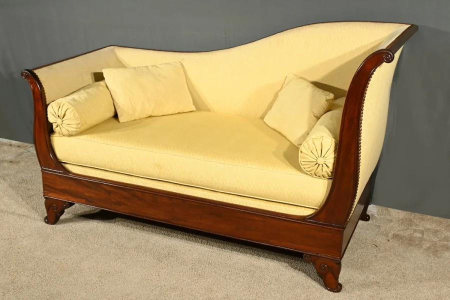 FRENCH RESTAURATION PERIOD CHAISE LONGUE