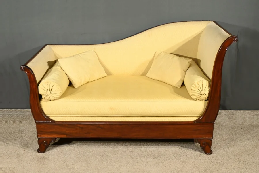 FRENCH RESTAURATION PERIOD CHAISE LONGUE