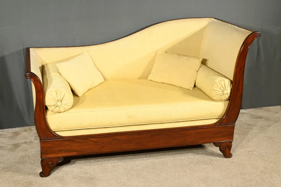 FRENCH RESTAURATION PERIOD CHAISE LONGUE
