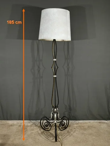 Smeedijzeren staande lamp