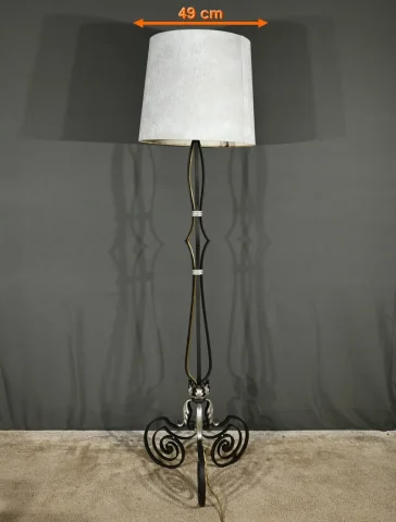 Smeedijzeren staande lamp