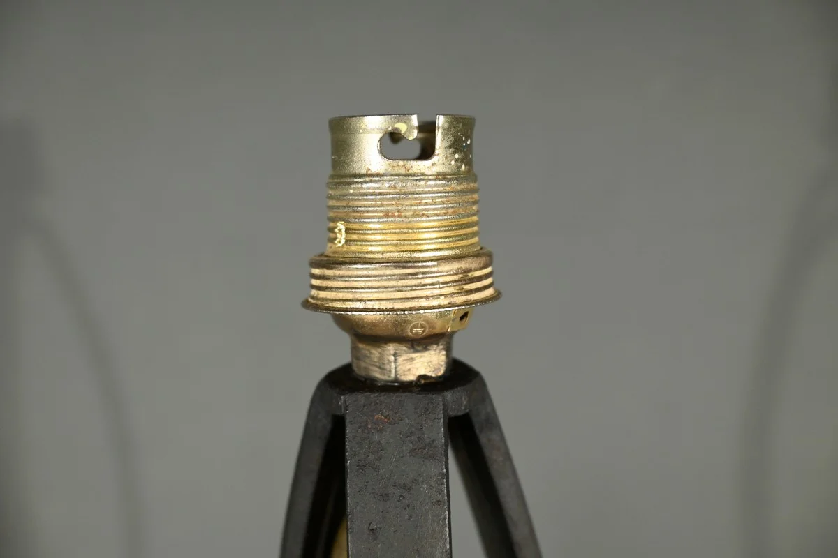 WROUGHT IRON STANDARD LAMP