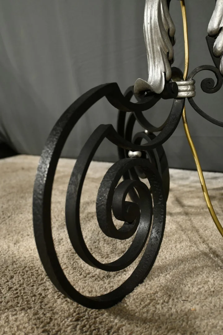WROUGHT IRON STANDARD LAMP