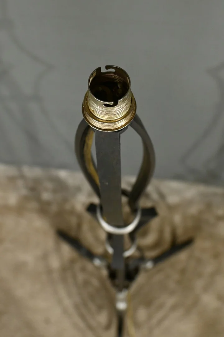 WROUGHT IRON STANDARD LAMP