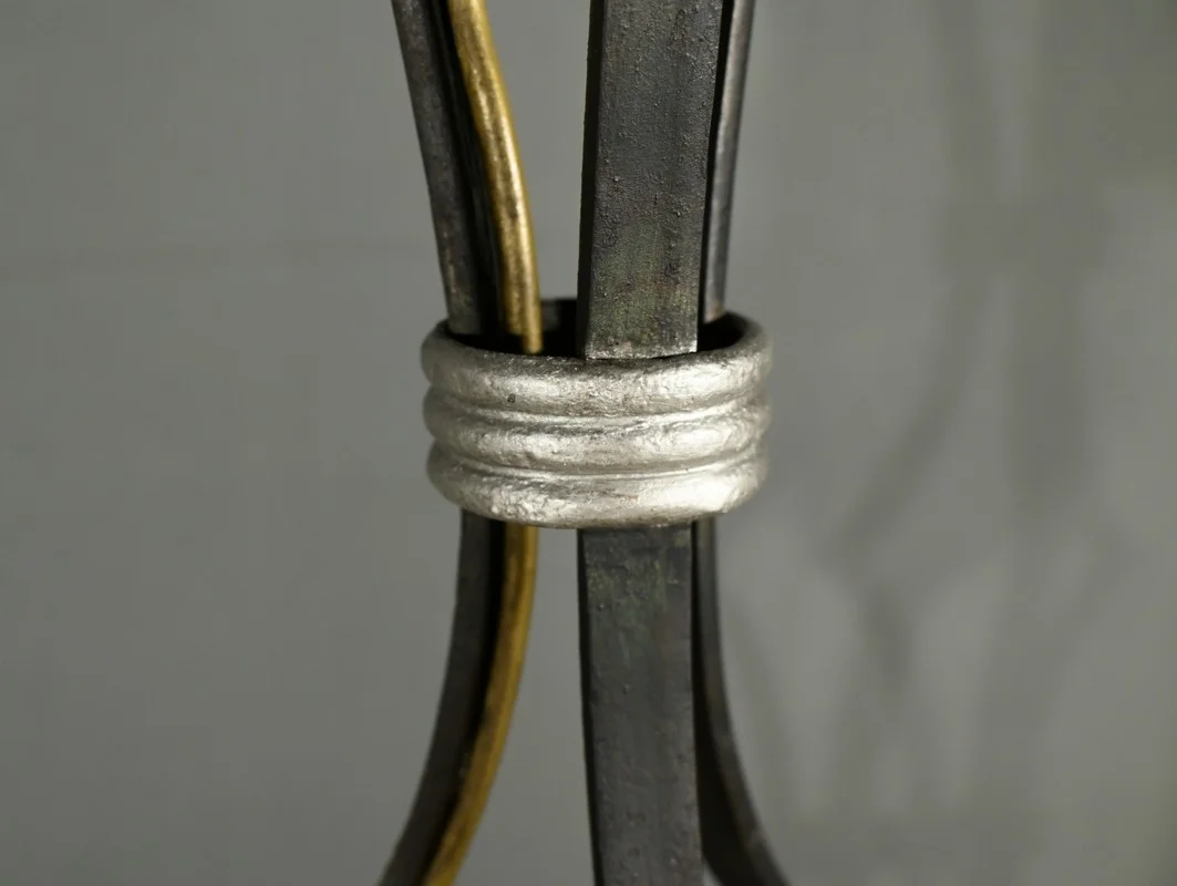WROUGHT IRON STANDARD LAMP