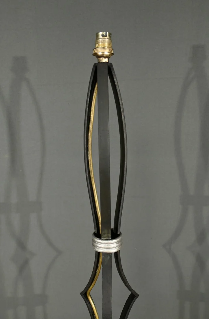WROUGHT IRON STANDARD LAMP