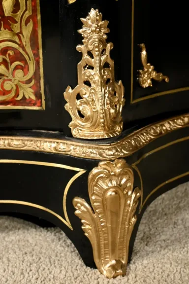 Buffet Boulle en Poirier Noirci, époque Napoléon III – Milieu XIXe