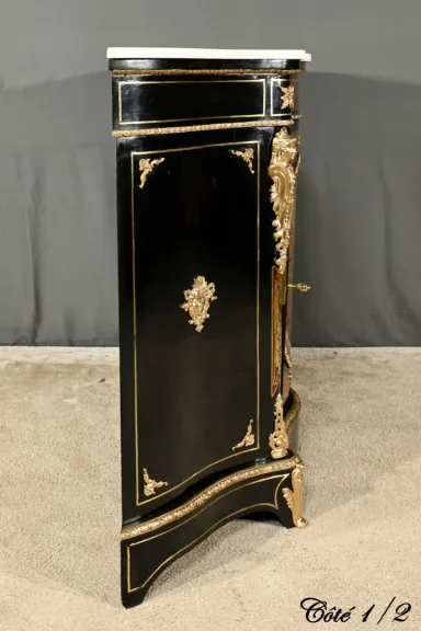 Buffet Boulle en Poirier Noirci, époque Napoléon III – Milieu XIXe