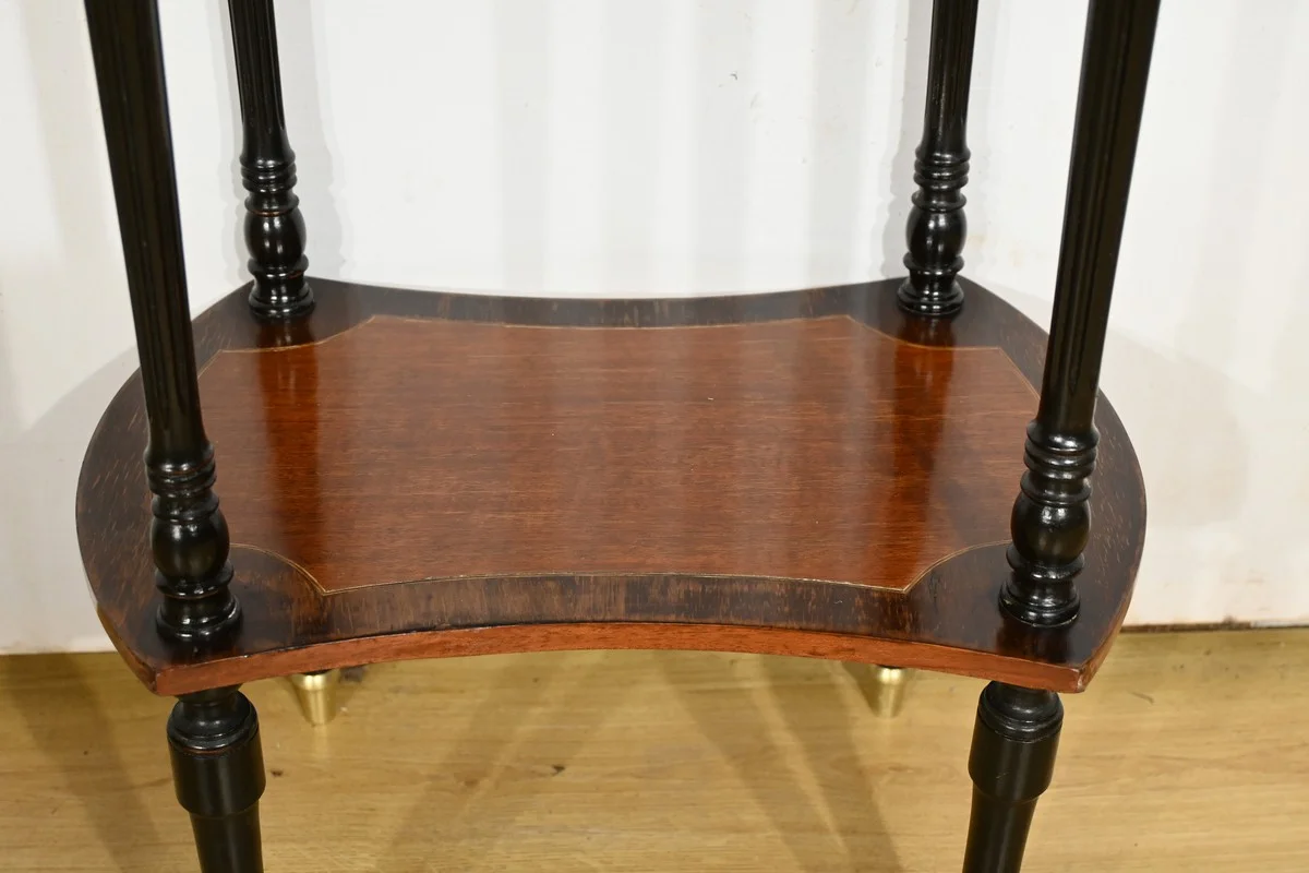 TAVOLO A DUE PIANI IN STILE NAPOLEONE III