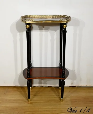 NAPOLEON III STIJL TAFEL MET TWEE TAFELLAGEN