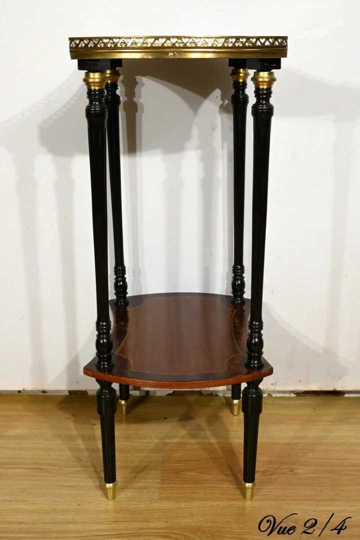 TAVOLO A DUE PIANI IN STILE NAPOLEONE III